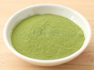 粉末緑茶(挽いた茶葉)