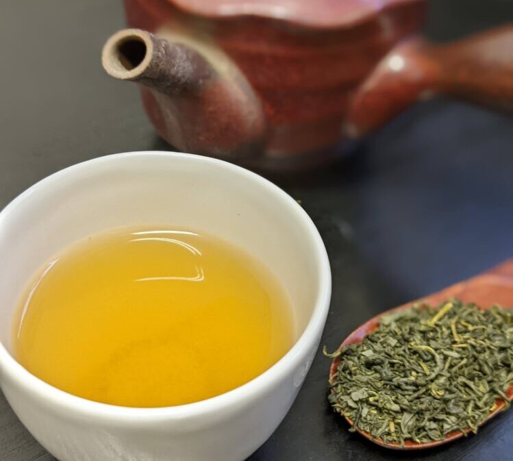 Japanese kamairicha pan-fired green tea
